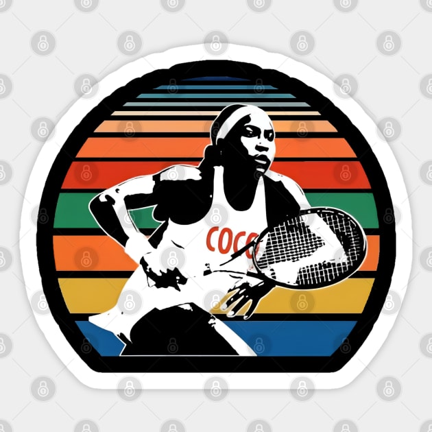 Coco gauff Sticker by DetikWaktu